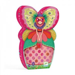 Puzzle the butterfly lady